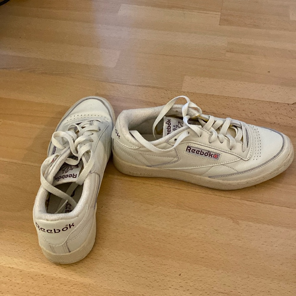Reebok white sneakers 
Club C 85 Vintage
